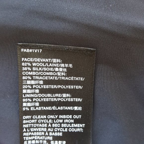 Lafayette 148 New York ! wool, Silk-Lapel Tuxedo Vest - Picture 5 of 15